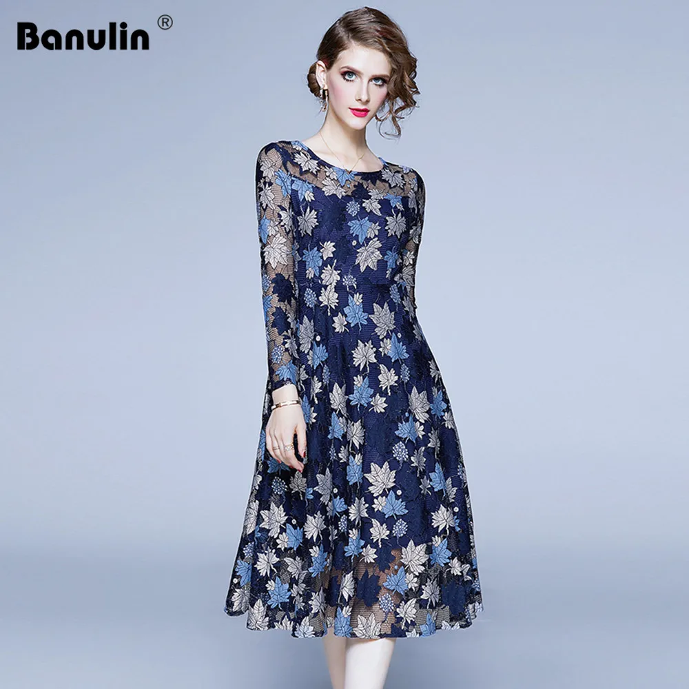 Banulin высококачественное дизайнерское модельное платье осенняя одежда женское