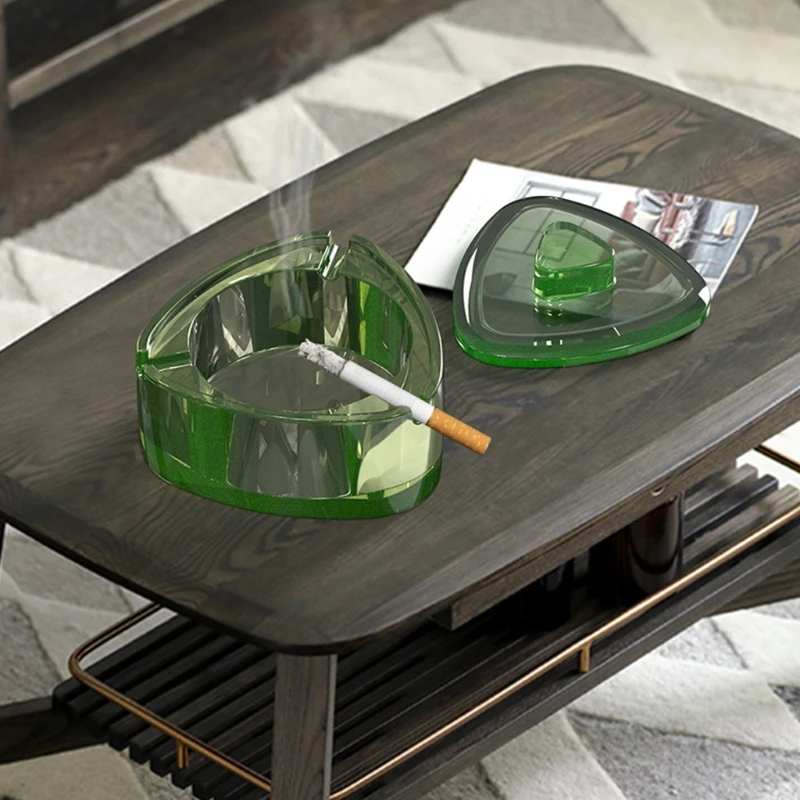 

1 Set Triangle Ashtray Epoxy Resin Mold Cigarette Container Silicone Mould DIY Crafts Jewelry Home Decorations Casting Tools