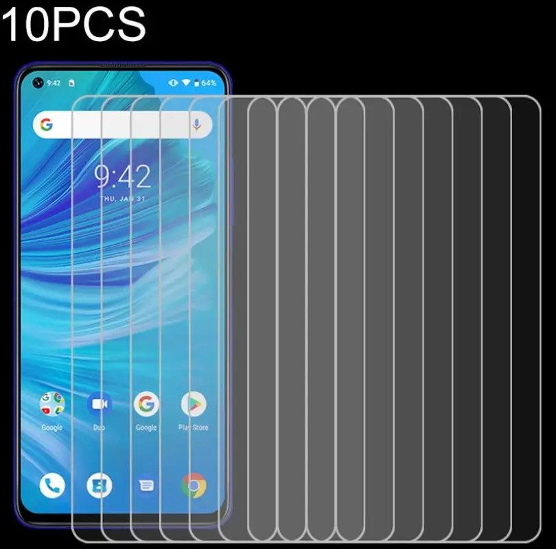 10 шт. закаленное стекло для защиты экрана UMIDIGI F2 Hard 9H|Защитные стёкла и плёнки