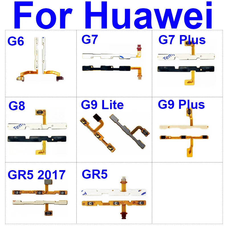 

Volume&Power Flex Cable For Huawei GR5 G6 G7 G8 Keys Side Flex For Hauwei G7 G9 Plus G9Lite GR5 2017 Buttons Flex Ribbon Repair