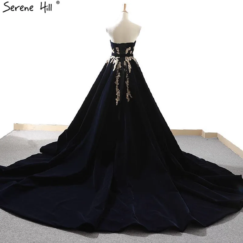 Темно синие винтажные Свадебные платья с открытыми плечиками 2020 модные новые для