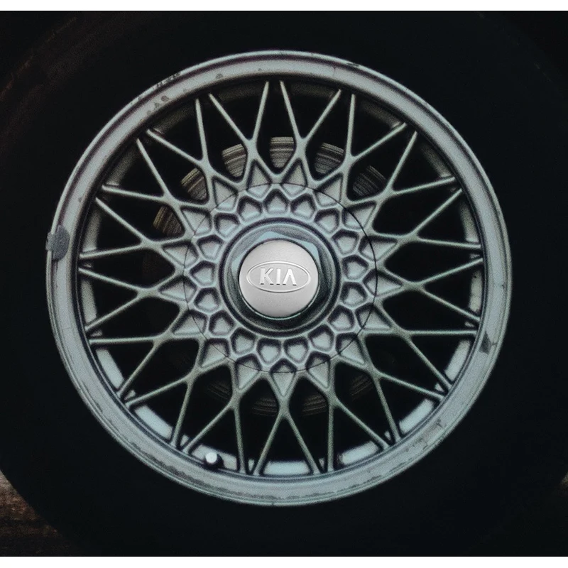 Наклейки на центр ступицы колеса для KIA Rio Optima Sportage Ceed Soul Picanto Venga Sorento Forte Spectra 4 шт.
