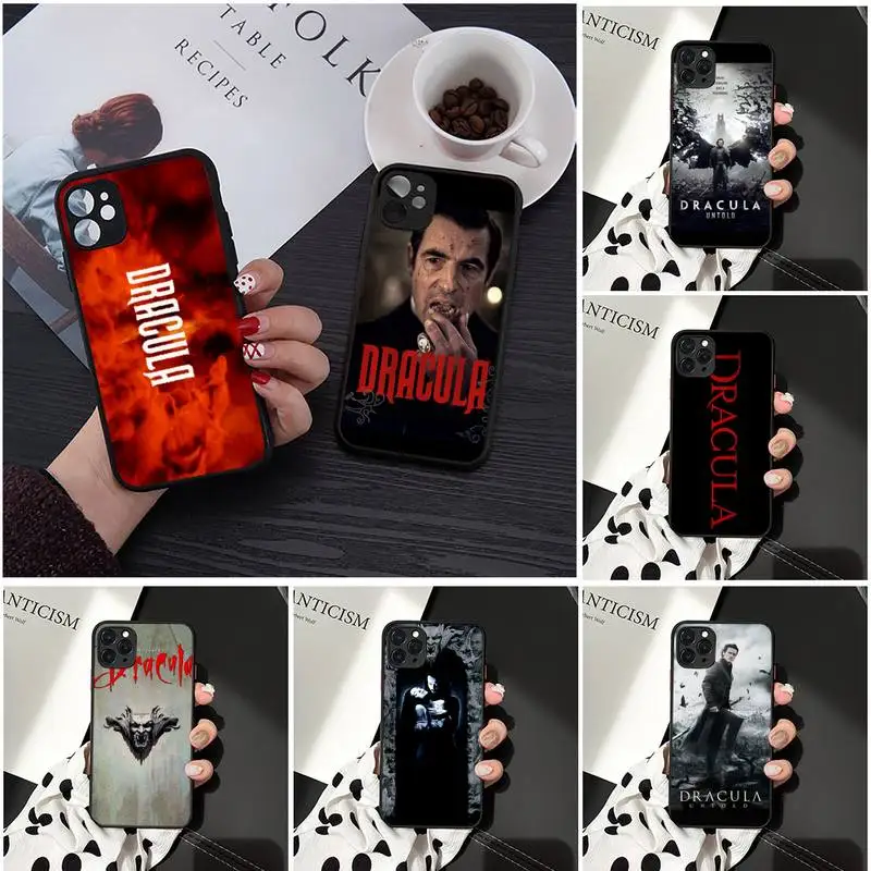

game horror anime Dracula Phone Case Matte Transparent for iPhone 7 8 11 12 s mini pro X XS XR MAX Plus cover funda