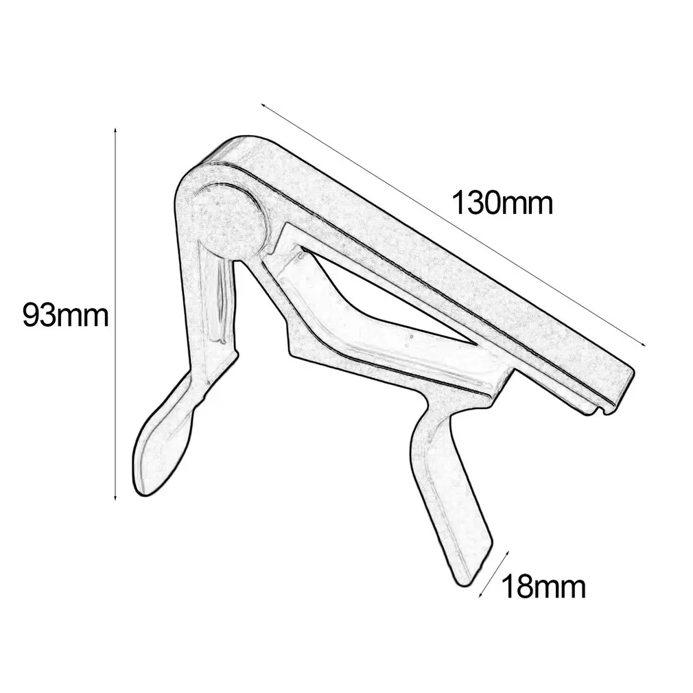 High Quality Aluminium Alloy Metal New Guitar Capo Quick Change Clamp Key Acoustic Classic For Tone Adjusting | Спорт и развлечения