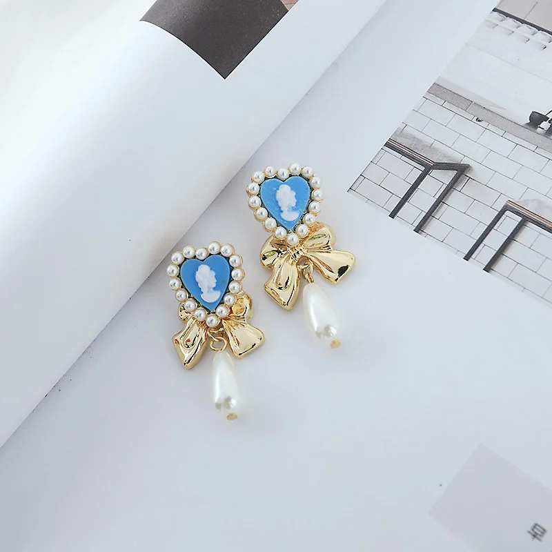 Женские серьги-подвески Sansummer в стиле ретро модные ювелирные украшения виде