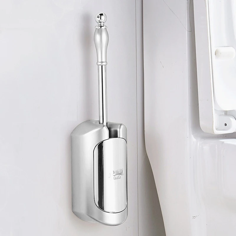 toilet brush set creative european elegant wall hanging family hotel toilet brush bathroom accessories supplies cleaning brush free global shipping
