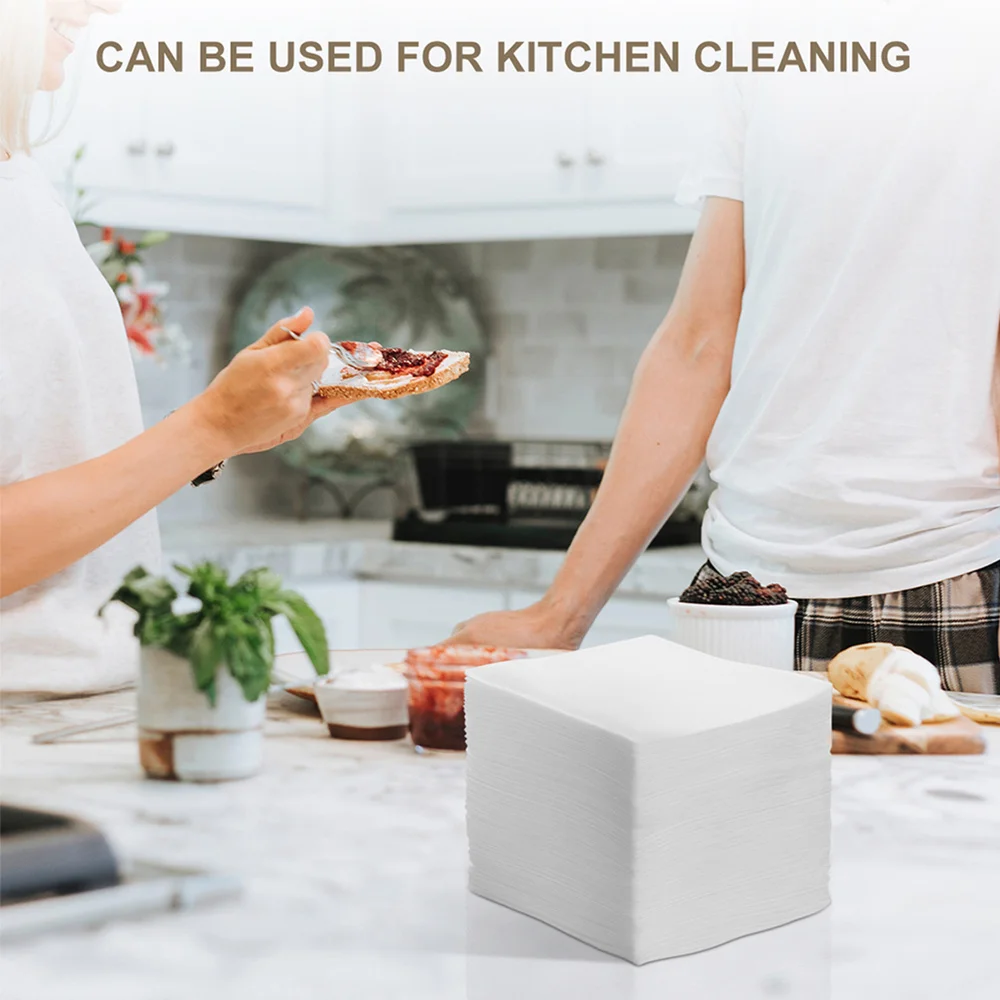 

300PCS Non Woven Gauze Pad First Aid Supplies Accessory for Wound Care (White)