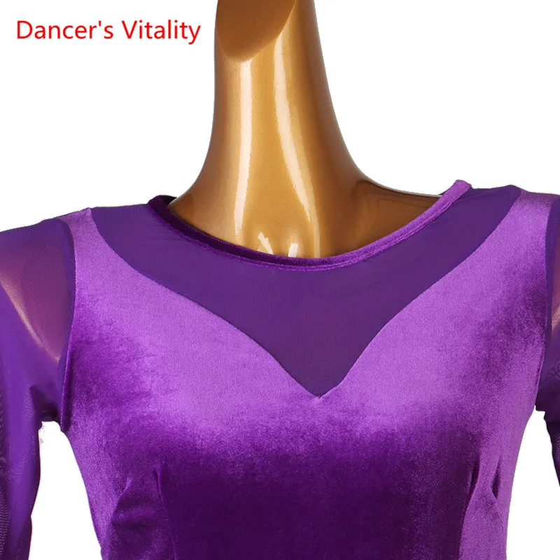 Женское латинское платье костюмы для латинских танцев женщин сальса латина