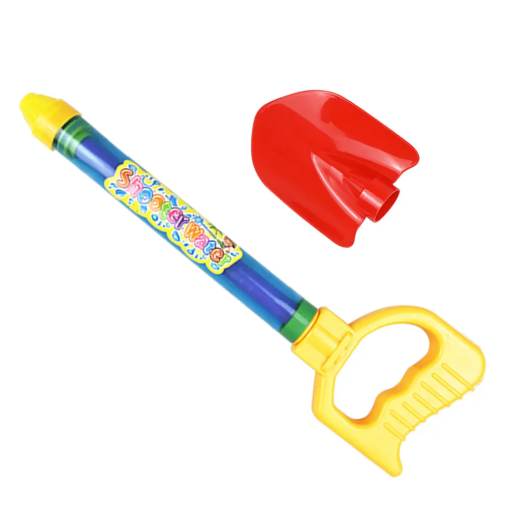 

2PCS Shooter Water Beach Water ToyBeach Shovel Beach Rake Toys Classic & Retro Toys pala arena nio Two in one toy water gun M4