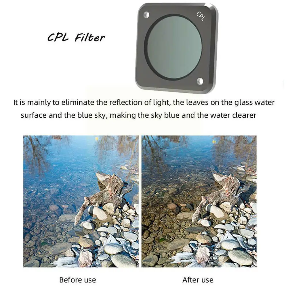 

Фильтр для экшн-камеры 2 Nd4 8 16 32 64 Cpl Uv фильтры алюминиевый сплав оптический стеклянный объектив для экшн 2 аксессуары O7g6