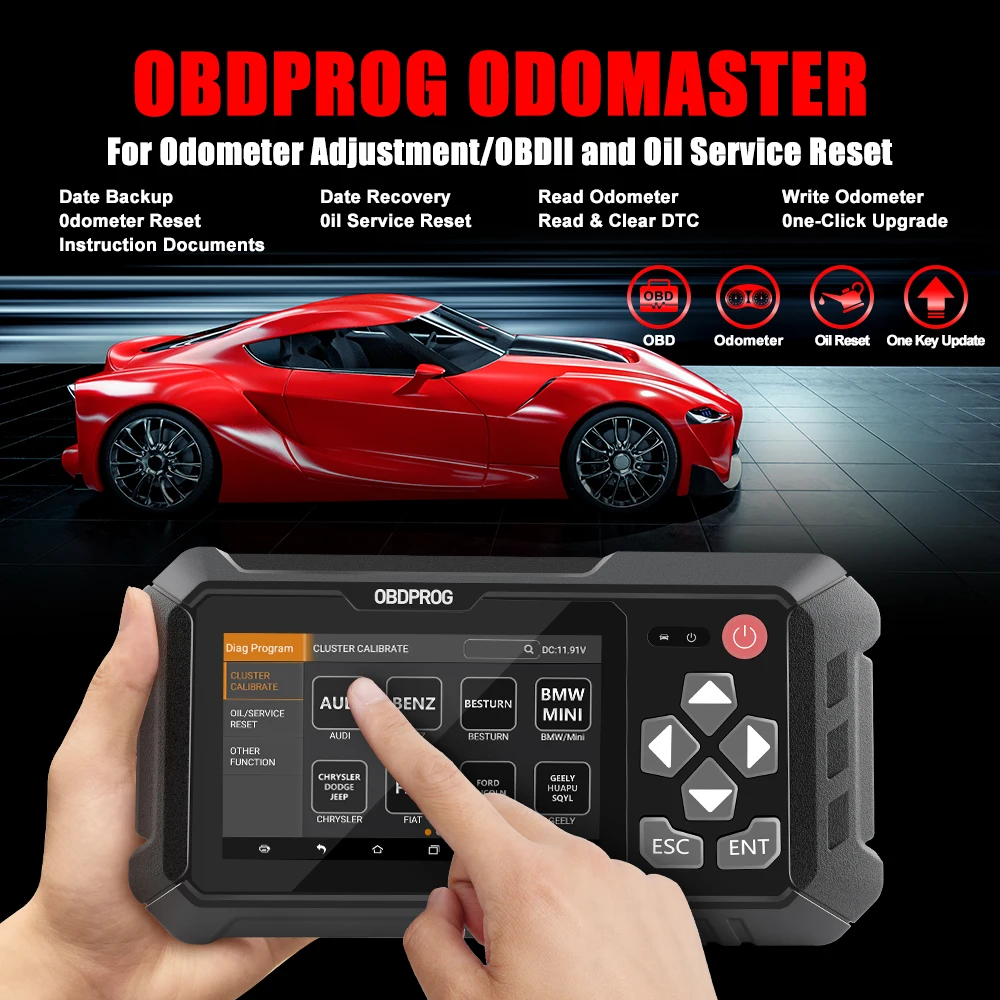 OBDPROG Doctor M500 OBD2 сканер настройки пробега одометр программатор чтения одометра