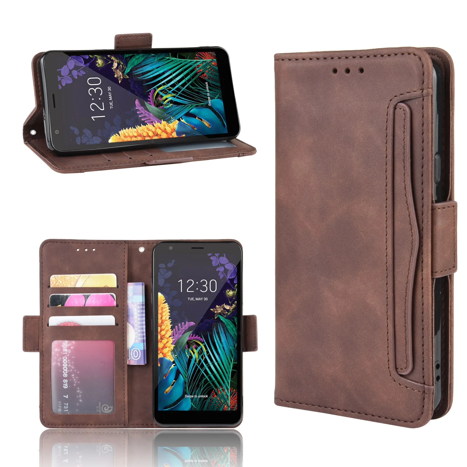 Для LG K30 2019 чехол X2 Стильный кожаный кошелек для телефона (2019) LMX320EMW с отделениями