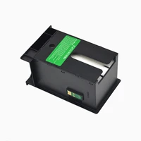 2pcs t6711 compatible waste ink maintenance box for epson wf3011 wf3531 wf3620 printer waste ink collector waste ink cartridge