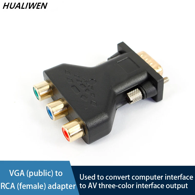 Переходник Vga для разницы в цвете VGA головки поворот трех цветов|component vga|vga toto vga |