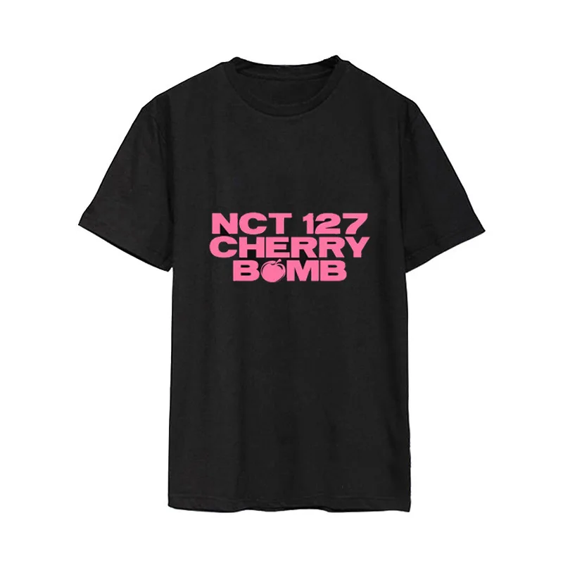 Mainlead KPOP NCT 127 футболка CHERRY BOMB #127 DongHyuck с надписью JaeHyun|Футболки| |