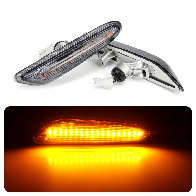 

Side Marker Light Car LED Brake Turn Signal Indicator Lamp 12V Amber Fit for BMW E82 E88 E60 E61 E90 E91 E92 E93