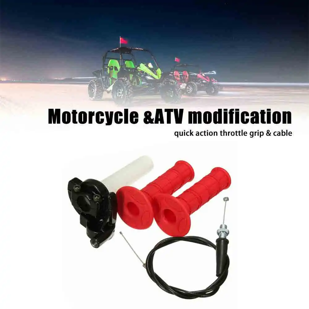 2 шт. мотоциклетные ручки 22 мм рукоятка с дроссельной заслонкой поворотным