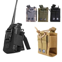 tactical molle walkie talkie pouch radio holder hunting bag nylon magazine pouch waist bag mag pocket hunting accessories