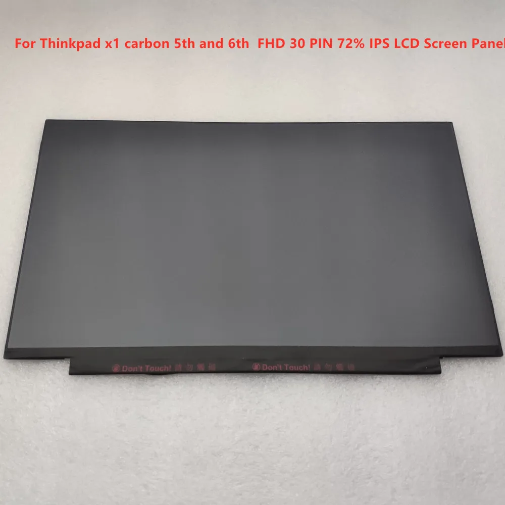 

ЖК-Дисплейные модули 14,0 дюйма NV140FHM N61 B140HAN03.1 00NY435 00NY436 для Thinkpad x1 carbon FHD 30PIN 72% IPS ЖК-экран панель