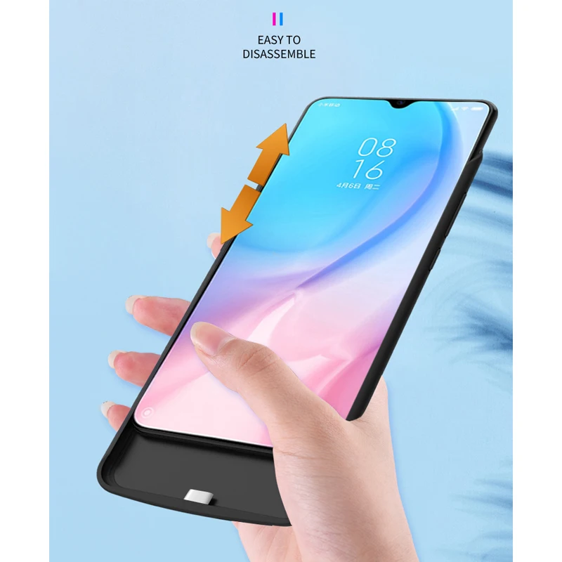 Высокое качество 6500 мА/ч внешний аккумулятор чехол для Xiaomi CC9/A3lite запасная