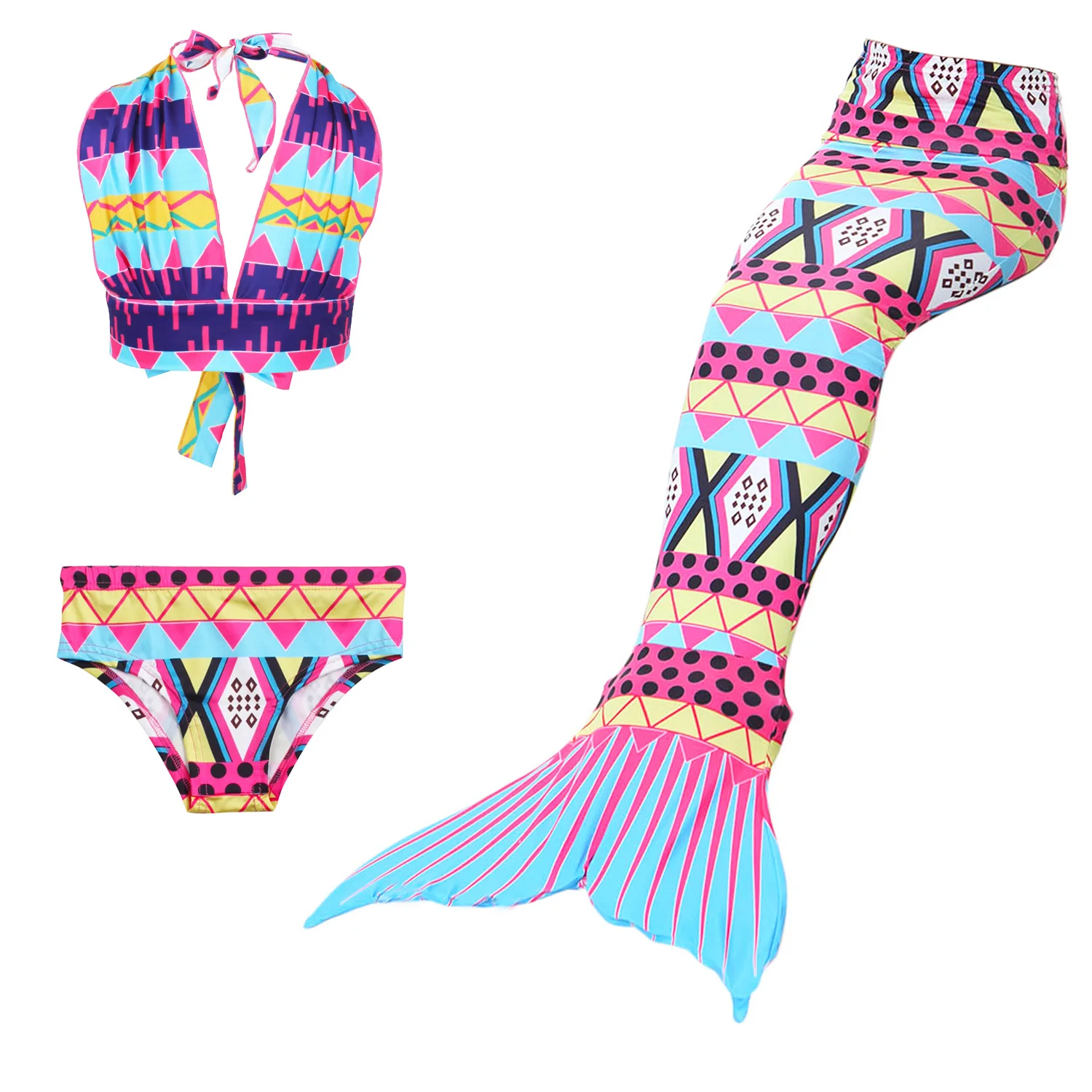 3 шт./компл. новые красивые девушки дети одеяло хвост русалки Custome Детский костюм