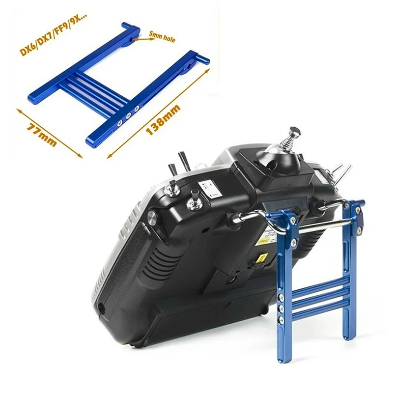 CNC алюминиевый сплав TX кронштейн для передатчика стенд держатель WflyJR/Futaba DX6 FF9 9X