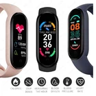 Смарт-часы M6, ремешок 6 для Xiaomi iphone, фитнес-браслет с измерением кровяного давления, Смарт-часы M6 PK Band 6, часы