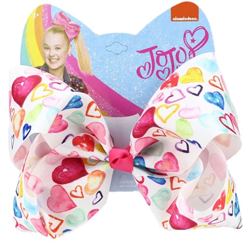 Детские головные уборы Jojo Siwa банты для волос девочек с зажимом крокодил заколка