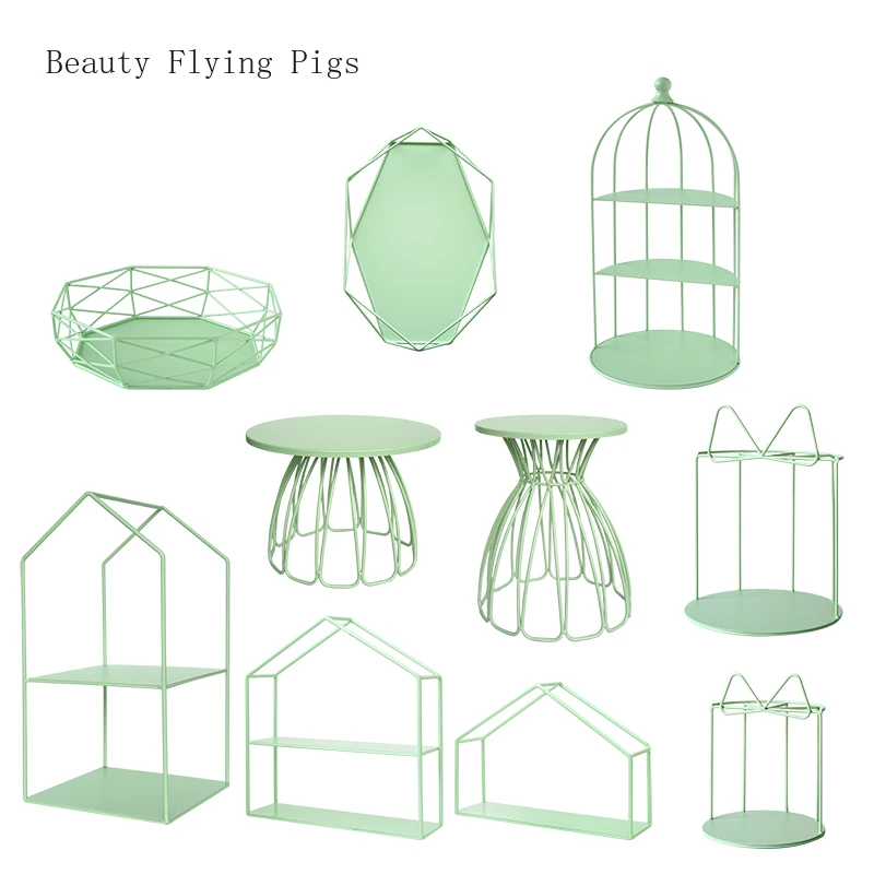 Прямая продажа Новый Лесной Отдел свежий зеленый торт стенд сочетание шикарный
