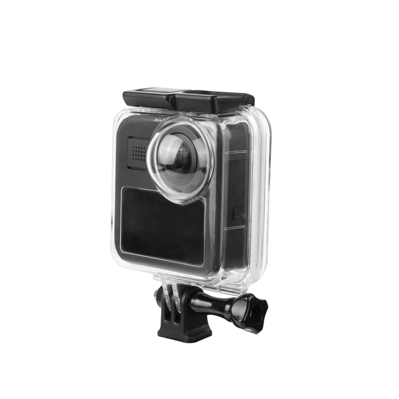 Скидка Водонепроницаемый корпус для спортивной камеры GoPro Max, защитный корпус для подводной съемки и дайвинга, 40 м, с кронштейном и аксессуарами