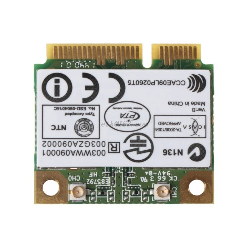 Беспроводной адаптер Atheros AR9287 AR5B97 300 Мбит/с 802 11 b/g/n Mini половина PCI E Wifi конвертер для