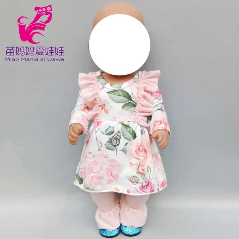 Кукла вечерние кружевное платье подходит для 43 см для ухода за ребенком для мам новорожденных Одежда для куклы-младенца 18 дюймов Американский ОГ 45 см Девушка Одежда для кукол наряд