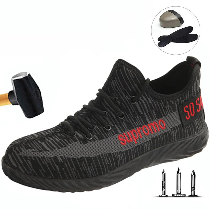 Защитная обувь для мужчин дышащая защитная высокой плотности защита от ударов