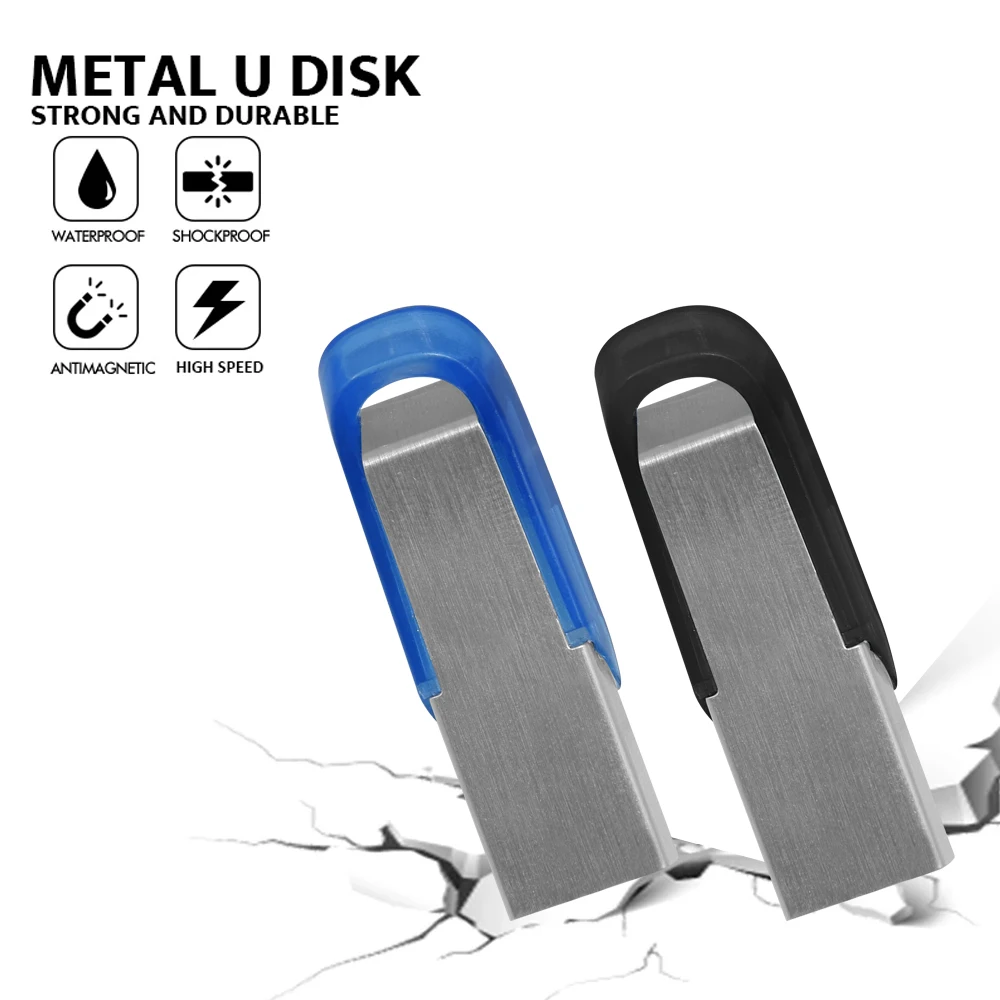 

Водонепроницаемый высокоскоростной флеш-накопитель USB 2,0 Matel, 16 ГБ, 32 ГБ, 64 ГБ, 128 ГБ