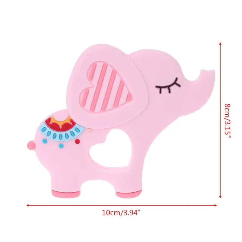 

Baby Molar Stick Child Silicone Teether Elephant Modeling Teething Toy Newborn Soother Baby Accessories Dropshipping