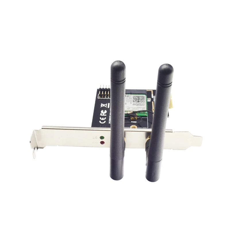 M.2 Wifi Adapter M2 Ngff Key A-E To Mini Pci Express Raiser PCI-E 1X NGFF Wireless Support 2230 2242 Pcie Network Card | Электроника