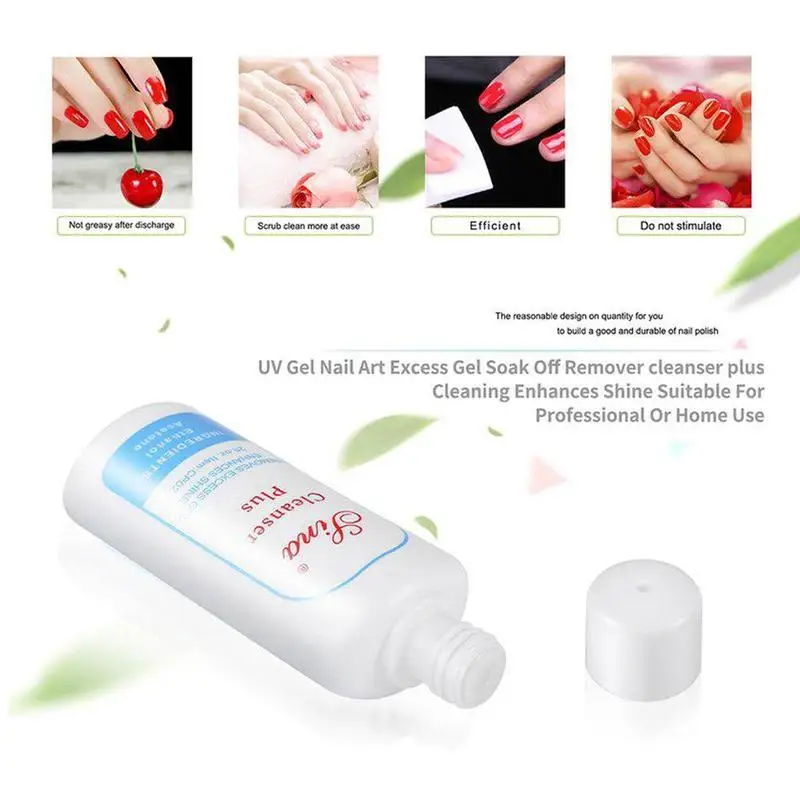 58ml Cleaner Uv Gel Remover Gel Polish Tip Cleanser Nail Solvent Manicure Cleaner Art Dropshipping Nail Gel Tips Polish Rem D4Z5