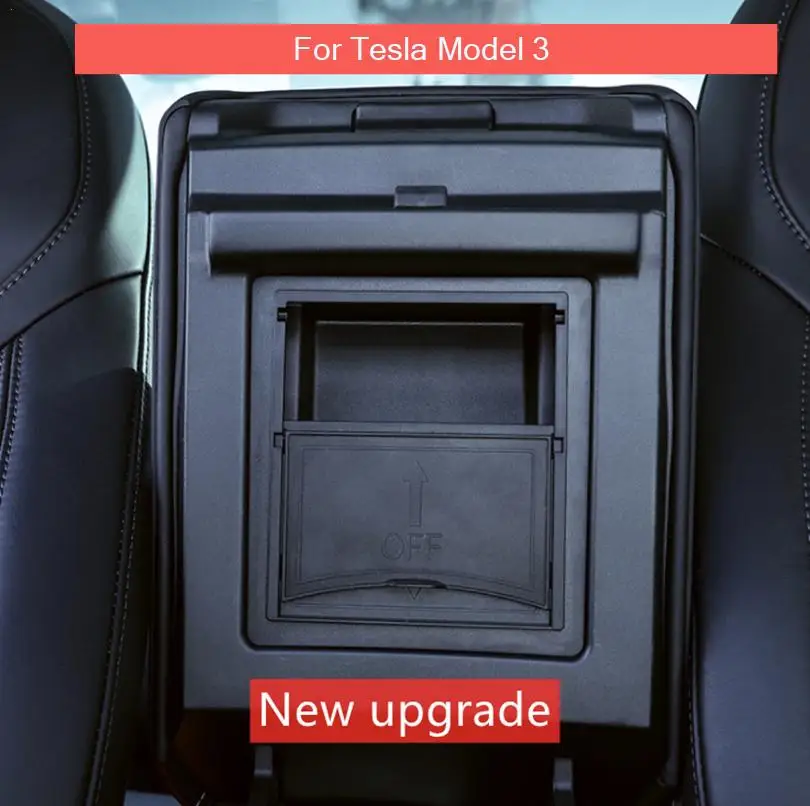 

for Tesla Model 3 Center Console Organizer Armrest Hidden Storage Box for Tesla Model 3 Car Accessory Auto Armrest Holder Box