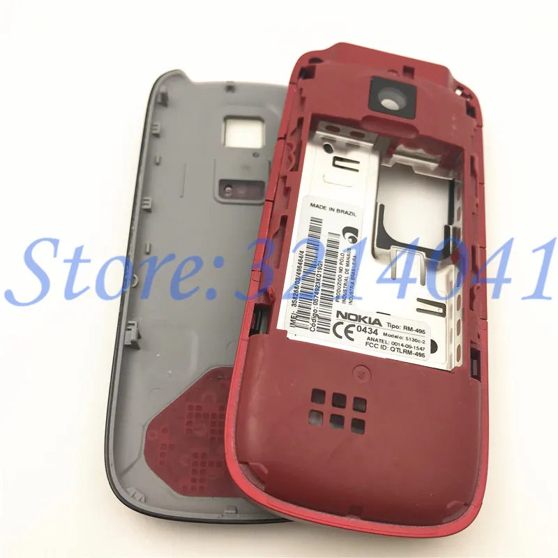 Хорошее качество для Nokia 5130 полный корпус+ задняя крышка батареи+ английская клавиатура с логотипом