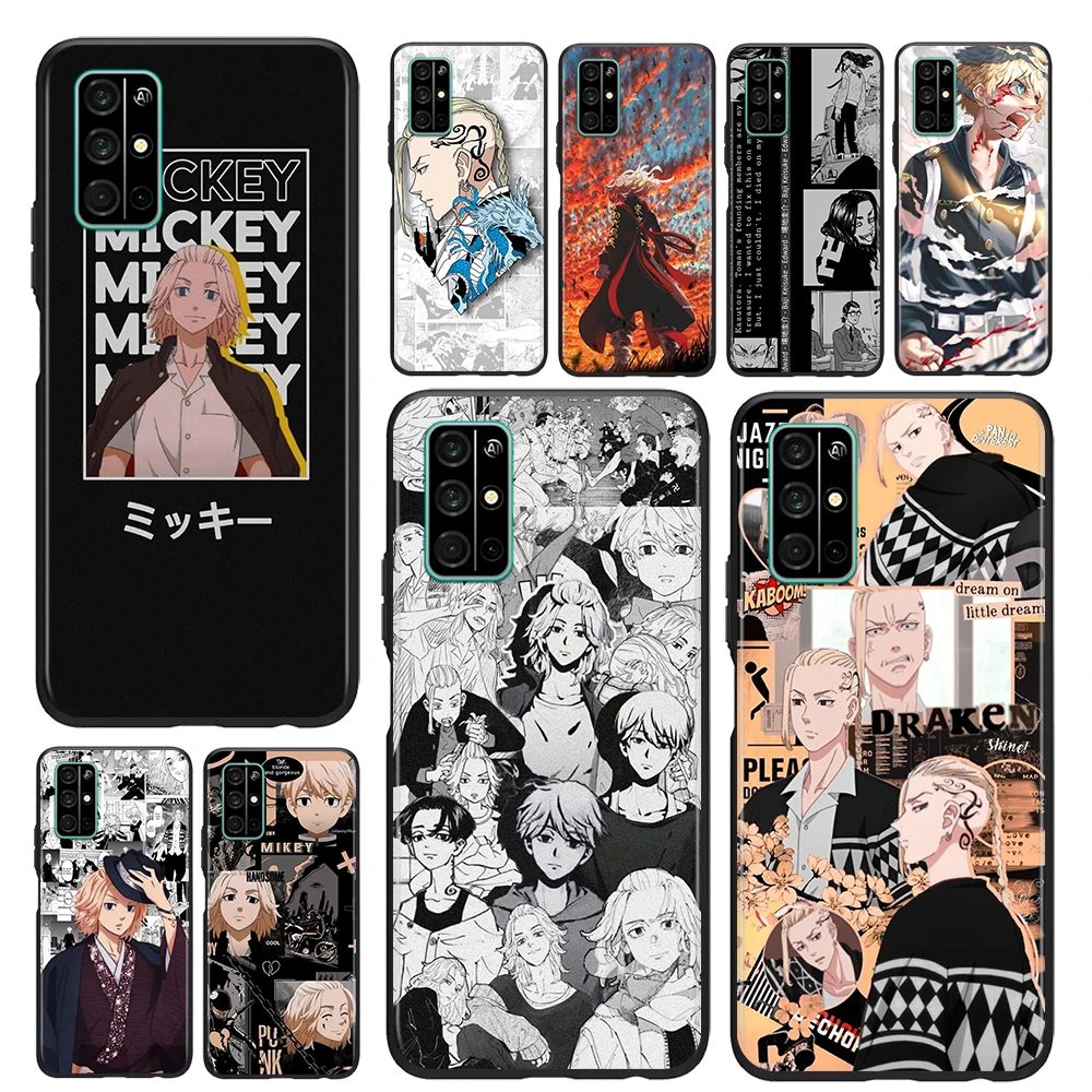 

Phone Case Hot Tokyo Revengers For Honor View 20 10X 10i 10 X10 9N 9X 9C 9A 9S 9 V9 Lite Pro 5G Black Soft TPU Cover