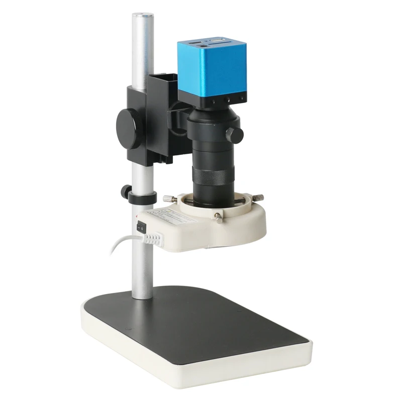 

Видеомикроскоп Sony IMX307 FHD 1080P 60FPS HDMI с зумом и объективом C-Mount со светодиодсветильник кой цифровые изображения