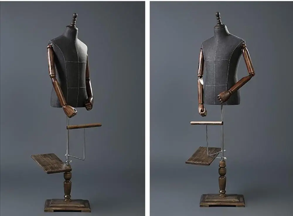 

men hangers Props half-length cloth male suit display rack men's fabric mannequins