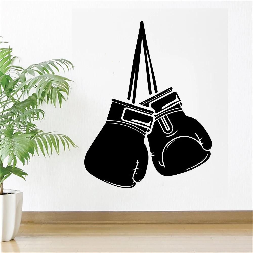 

Sport Box Boxen Handschuhe Martial Arts Kampf Wand Aufkleber Vinyl Aufkleber 1519