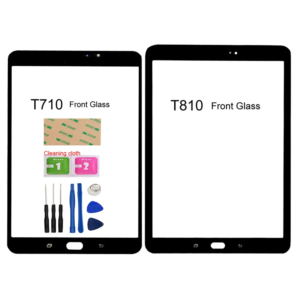

Передняя стеклянная панель в сборе для Samsung Galaxy Tab S2 8,0, T710, 9,7, T810 (без сенсорного ЖК-экрана)