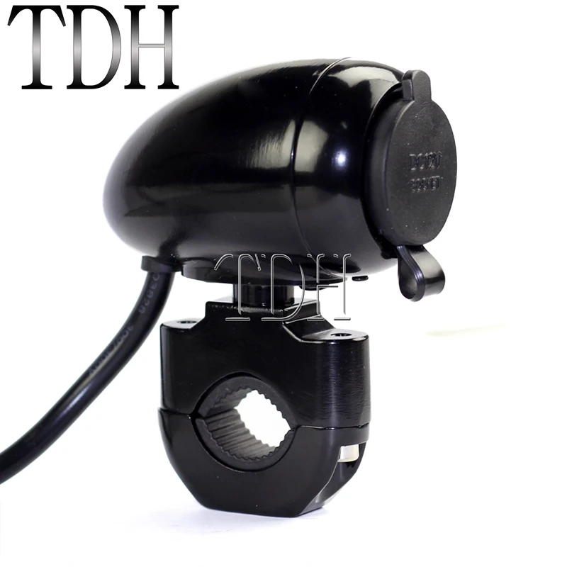 Зажим для прикуривателя мотоцикла 7/8 дюйма 1 дюйм крепление на руль USB-зарядное