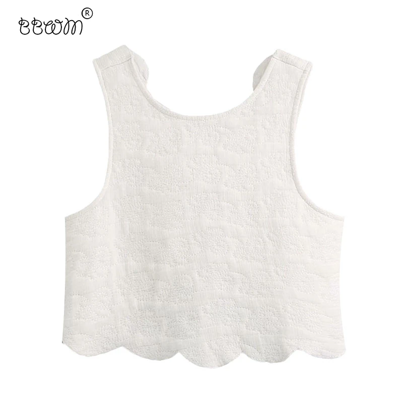 Женская однотонная текстурированная укороченная блузка винтажная пикантная