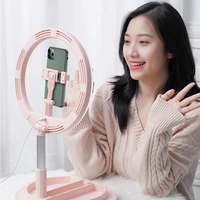 tik tok selfie ring light photography led rim of lamp with mobile holder ringlight for live video streaming celebrity stand