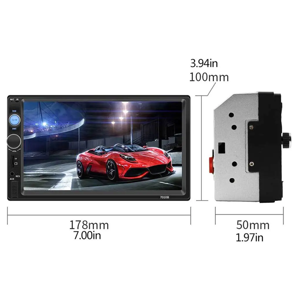 

7 Inch 2DIN Car MP5 Player BT Touch Screen Stereo Radio HD Multimedia player Support same screen