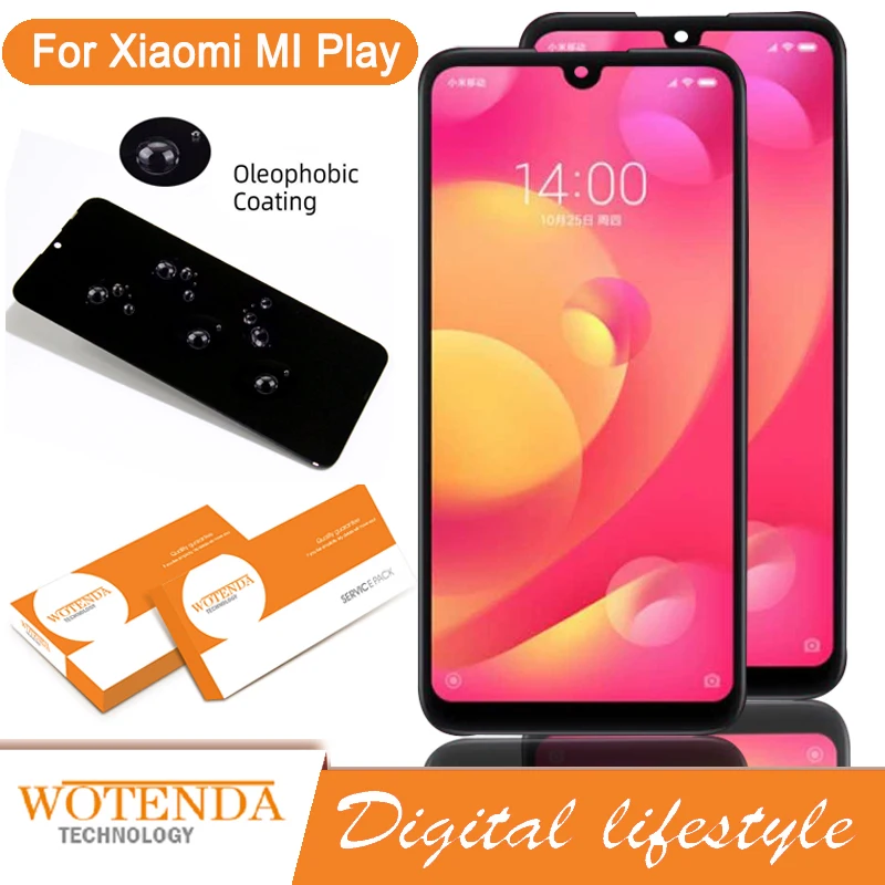 Оригинальный сменный ЖК-дисплей 5 84 'для XIAOMI Mi Play дисплей mi play сенсорный экран