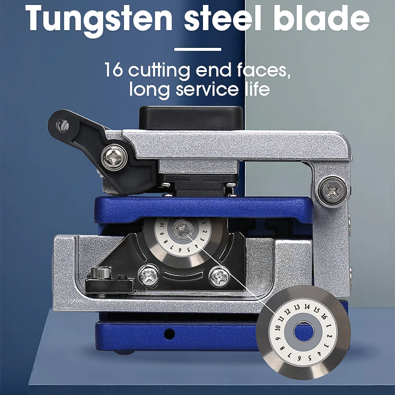 FTTH FC-6S Optical Fiber Cleaver Fiber Cutting tool Fiber Cold Connection Cutter Metal Small High Precision Fiber Cleaver